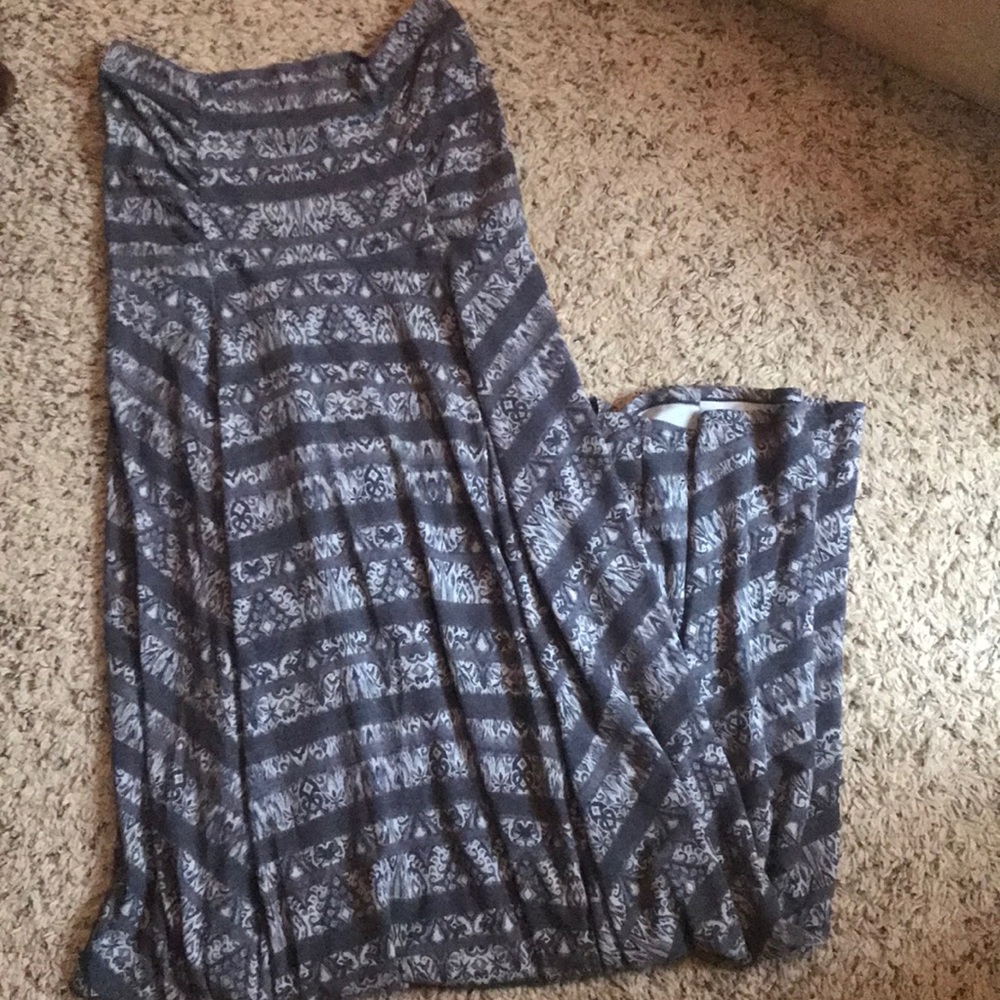 Athleta Strapless Convertible Maxi Dress